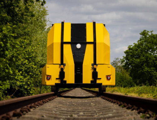 Eerste afnamedag Trackbot door Prorail