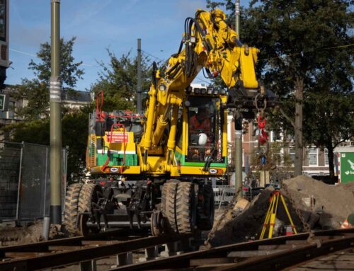 The E-excavator in action in The Hague