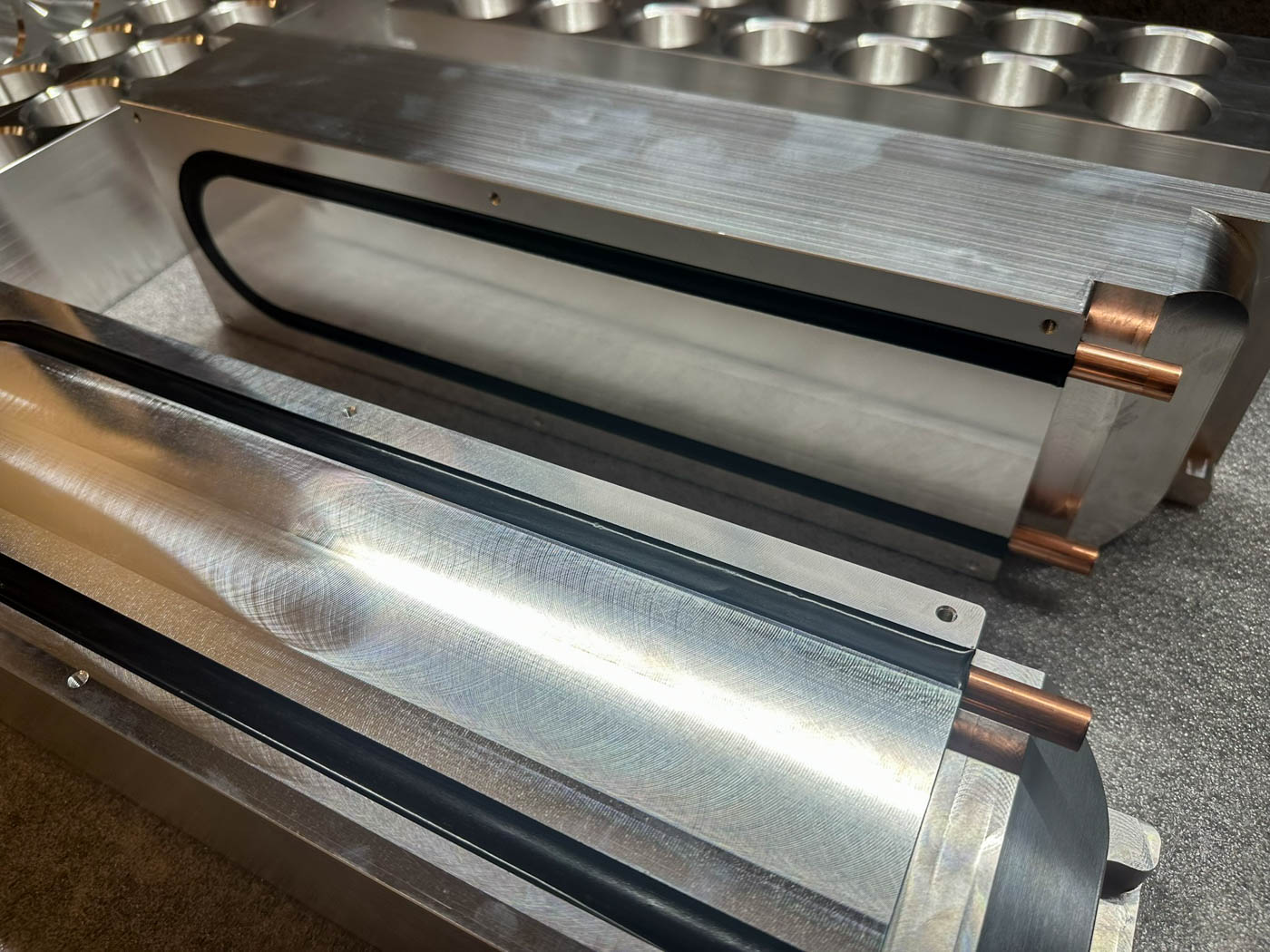 CNC-milled heater blocks