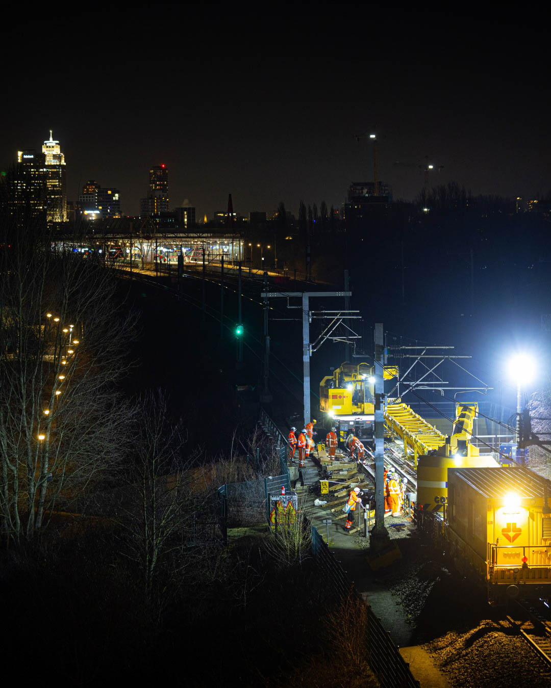 Renouvellement des voies Utrecht–Amsterdam