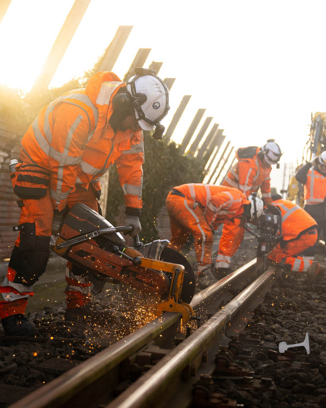 Renouvellement des voies Utrecht–Amsterdam